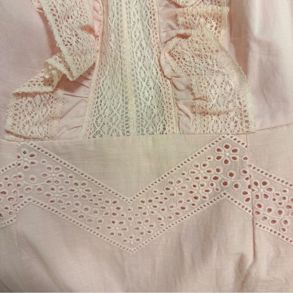 Lulu's Blush Pink Ruffle Mini Dress - Picture 9 of 9